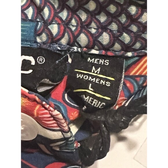 WeSC Men's M Women’s Large SS Oden Koi AOP Japanese Pattern Multicolor Shirt New - Picture 8 of 12